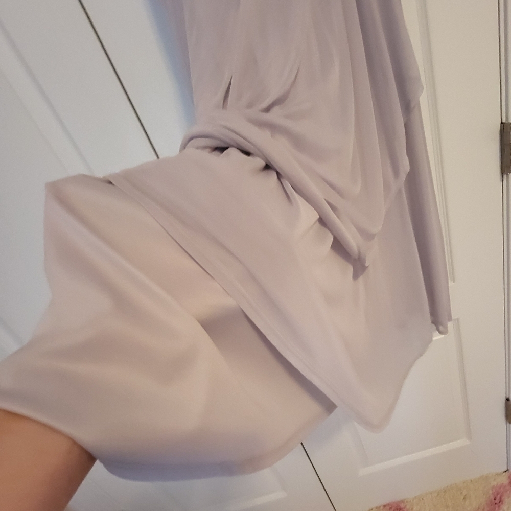 Gorgeous Light grey semi-formal dress - Picture 3 of 8